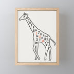 I love you as high as I can reach Mini Art Print Gallery Image 1