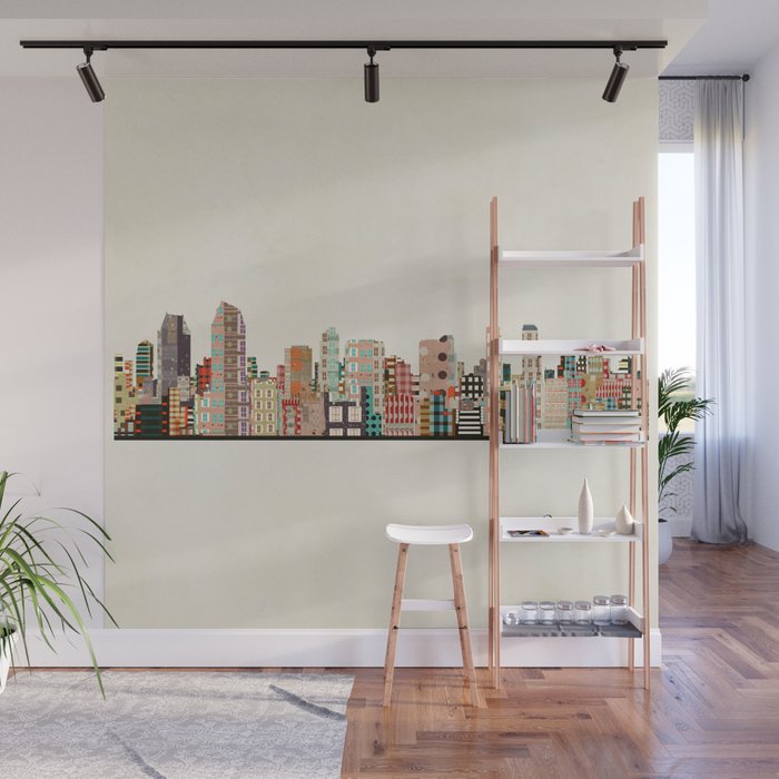 san diego skyline Wall Mural Gallery Image 1