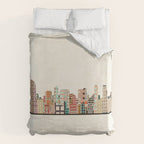 san diego skyline Duvet Cover Gallery Image 6