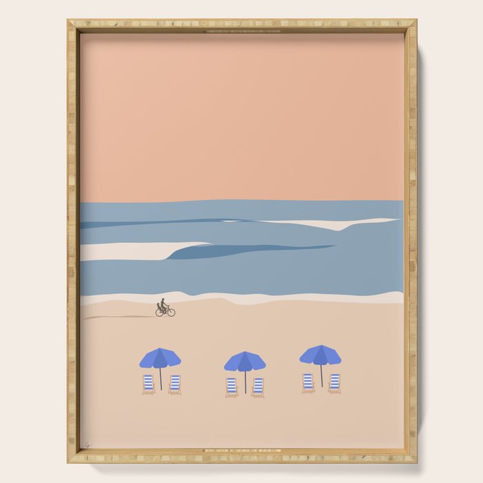 Hilton Head Island Beach, South Carolina Serving Tray Gallery Image 1