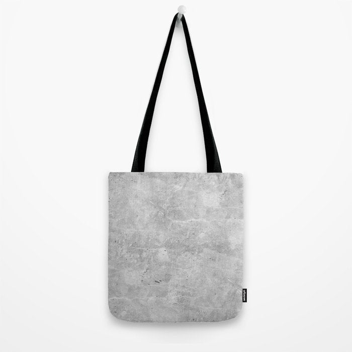 Gray Concrete Tote Bag Gallery Image 2
