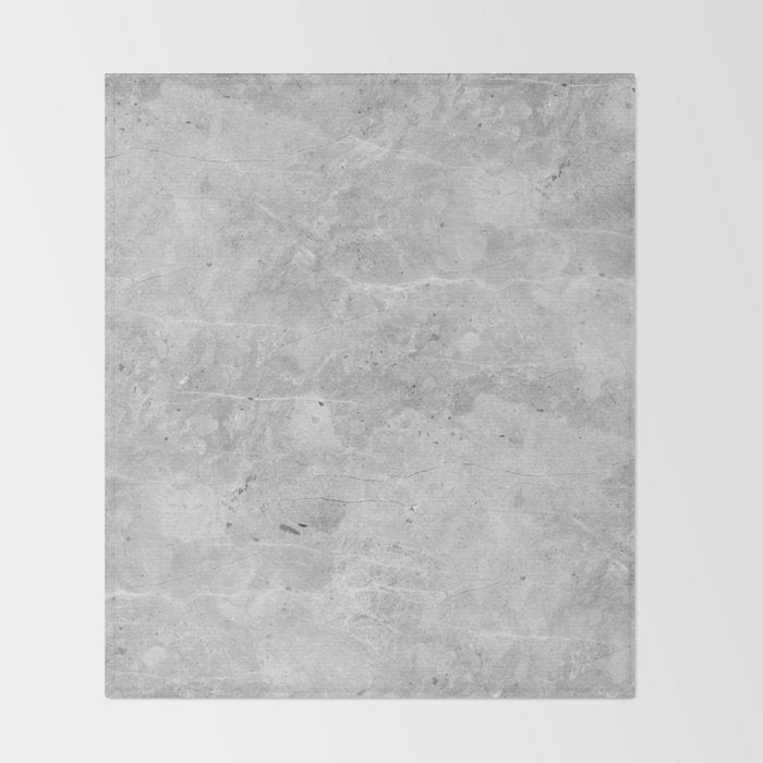 Gray Concrete Throw Blanket Gallery Image 2