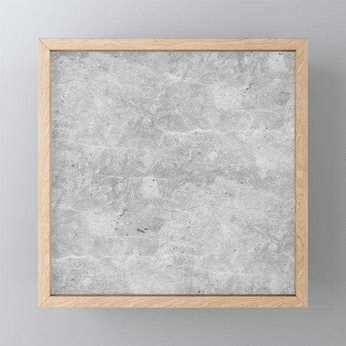 Gray Concrete Mini Art Print Gallery Image 1
