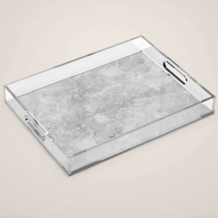 Gray Concrete Acrylic Tray Gallery Image 1