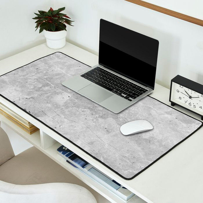 Gray Concrete Desk Mat Gallery Image 2