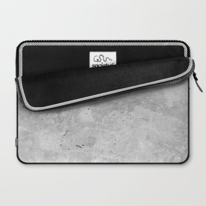 Gray Concrete Laptop Sleeve Gallery Image 2