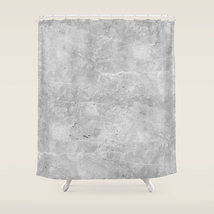 Gray Concrete Shower Curtain Gallery Image 1