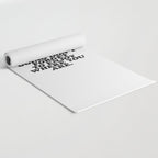 IN THE MIDST OF WHERE YOUâRE GOING DONâT FORGET TO ENJOY WHERE YOU ARE motivational typography Yoga Mat Gallery Image 2