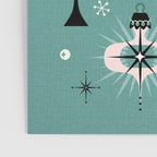 Mid Century Meow Atomic Kitty Christmas ©studioxtine Poster Gallery Image 3