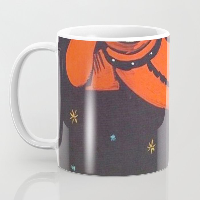 There's no god! / ÐÐ¾Ð³Ð° ÐÐµÑ!" 1960's USSR anti-religious propaganda Cosmonaut Yuri Gagarin in Space Coffee Mug Gallery Image 3