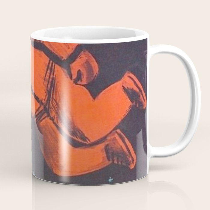 There's no god! / ÐÐ¾Ð³Ð° ÐÐµÑ!" 1960's USSR anti-religious propaganda Cosmonaut Yuri Gagarin in Space Coffee Mug Gallery Image 1