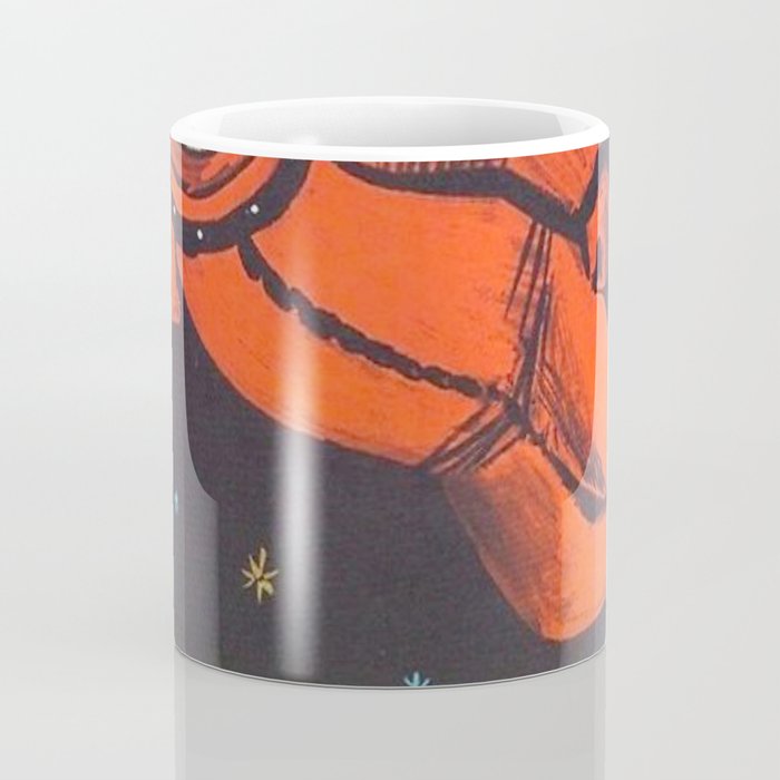 There's no god! / ÐÐ¾Ð³Ð° ÐÐµÑ!" 1960's USSR anti-religious propaganda Cosmonaut Yuri Gagarin in Space Coffee Mug Gallery Image 4