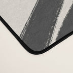Minimalist Black Knot Abstract on Neutral Background Desk Mat Gallery Image 4