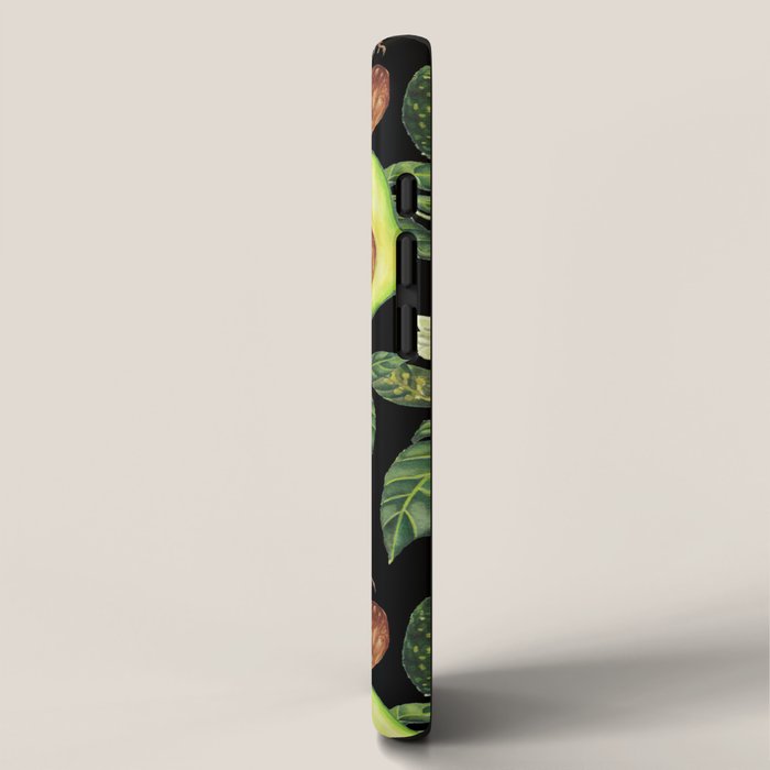 Avocado Fruit Plants - black iPhone Case Gallery Image 2