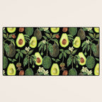 Avocado Fruit Plants - black Desk Mat Gallery Image 3