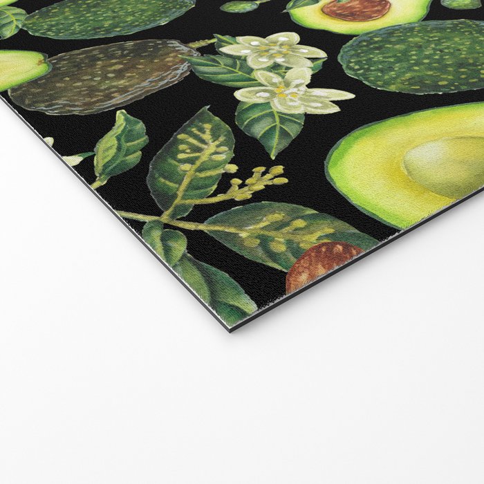 Avocado Fruit Plants - black Welcome Mat Gallery Image 2