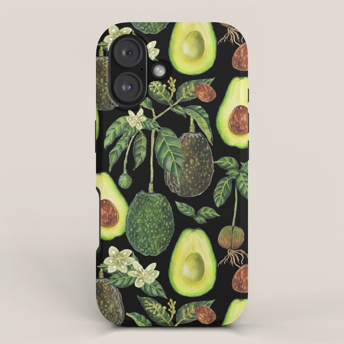 Avocado Fruit Plants - black iPhone Case Gallery Image 1