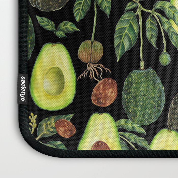 Avocado Fruit Plants - black Laptop Sleeve Gallery Image 3