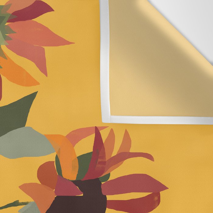 Sunflowers 14 Wall Tapestry Gallery Image 3