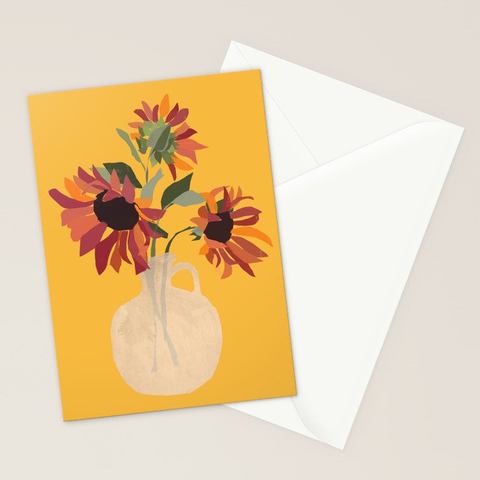 Sunflowers 14 Stationery Card Gallery Image 2