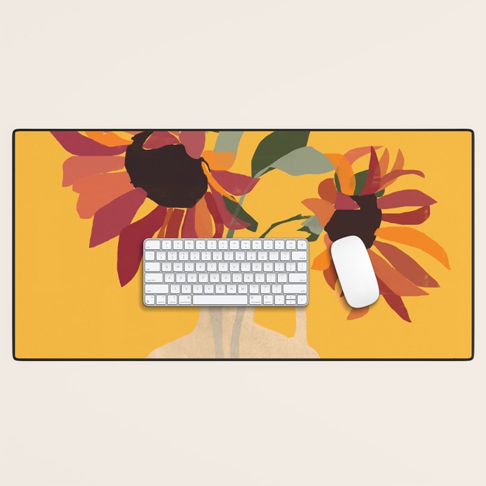 Sunflowers 14 Desk Mat Gallery Image 1
