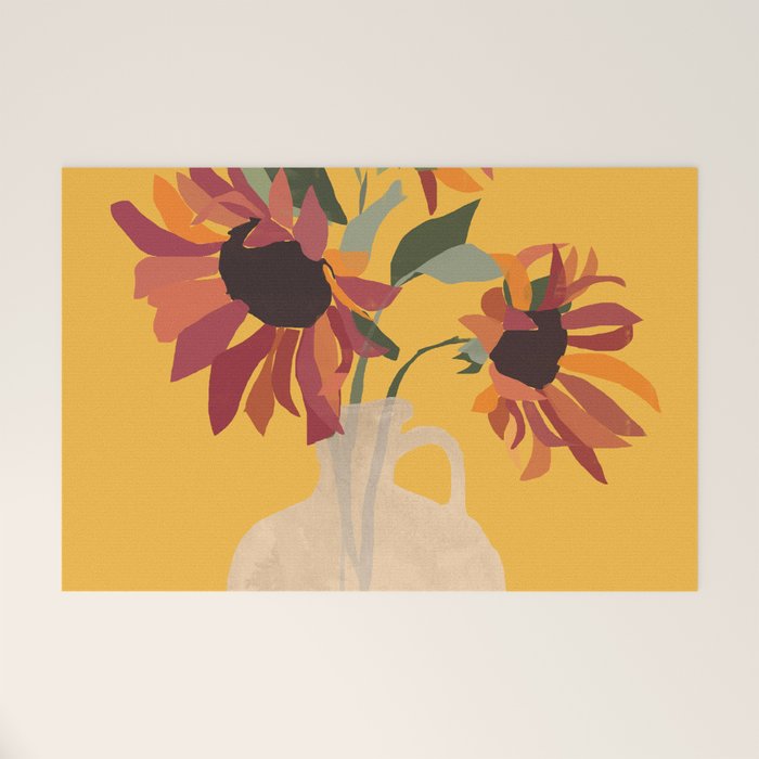 Sunflowers 14 Welcome Mat Gallery Image 1