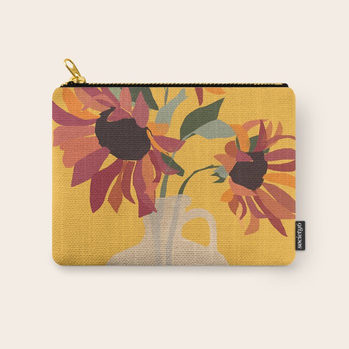 Sunflowers 14 Carry All Pouch Gallery Image 1