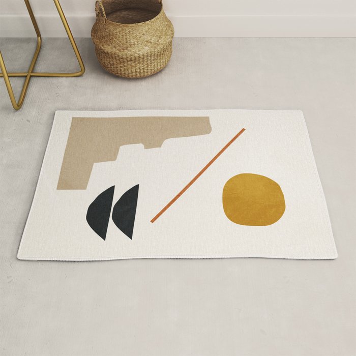 abstract minimal 6 Rug Gallery Image 1