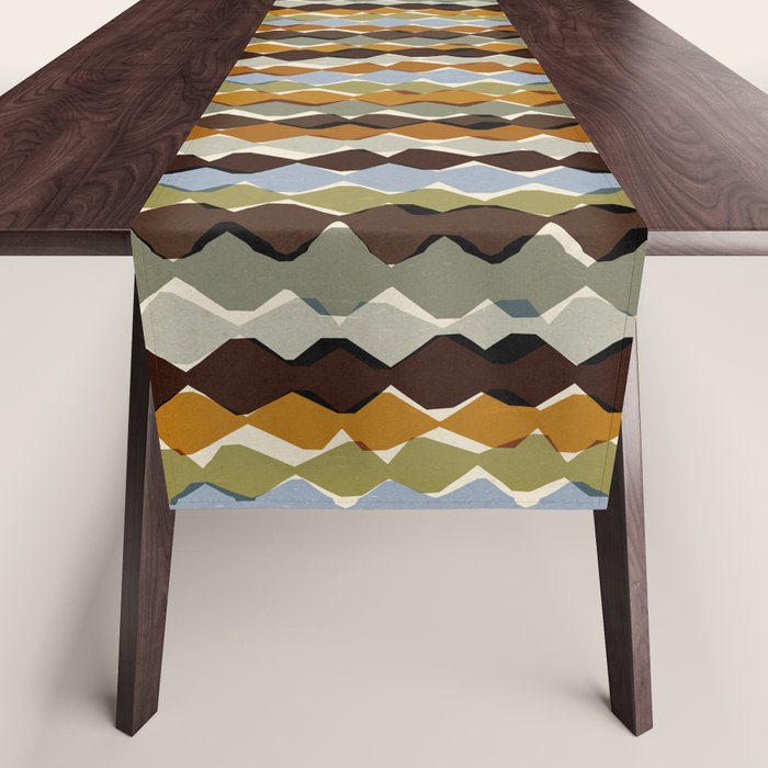 Natural Rhythm Waves Table Runner Gallery Image 1