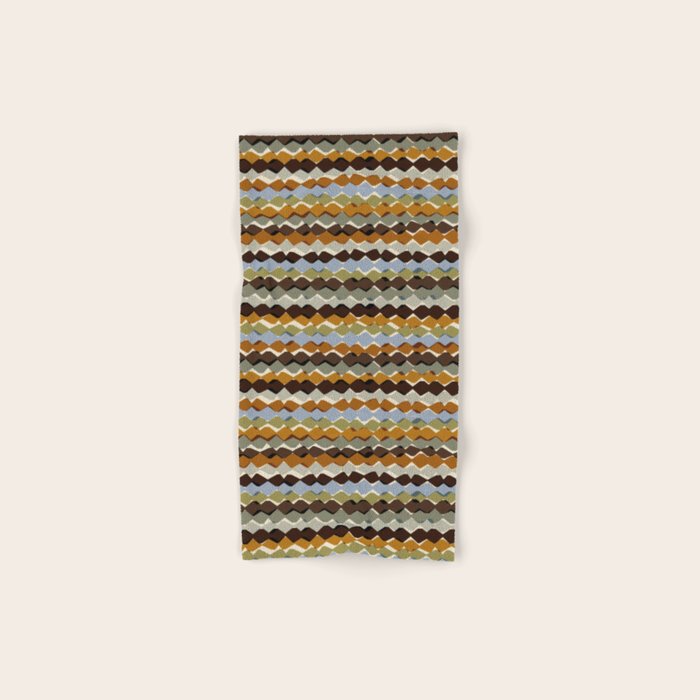 Natural Rhythm Waves Bath Towel Gallery Image 1
