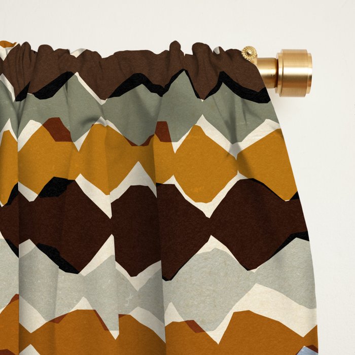 Natural Rhythm Waves Window Curtain Gallery Image 2