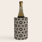 Minimalist Geometric Floral Pattern Wine Chiller Gallery Image 1