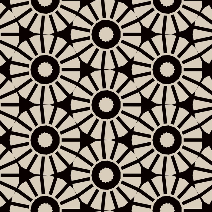 Minimalist Geometric Floral Pattern Coffee Mug Gallery Image 2