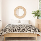 Minimalist Geometric Floral Pattern Duvet Cover Gallery Image 3