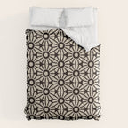 Minimalist Geometric Floral Pattern Comforter Gallery Image 6