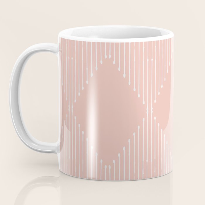 Geo (Blush) Coffee Mug Gallery Image 3