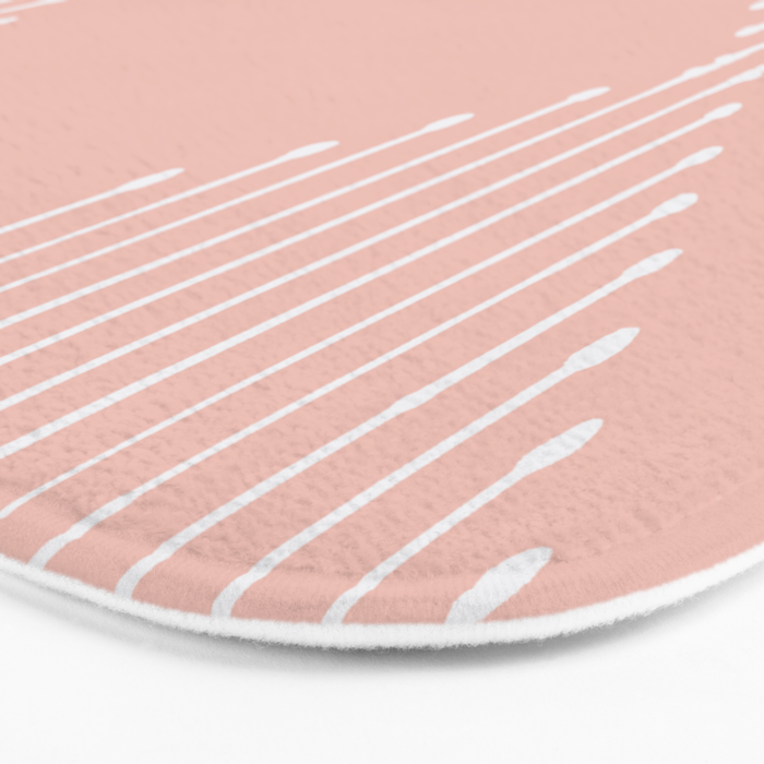 Geo (Blush) Bath Mat Gallery Image 3
