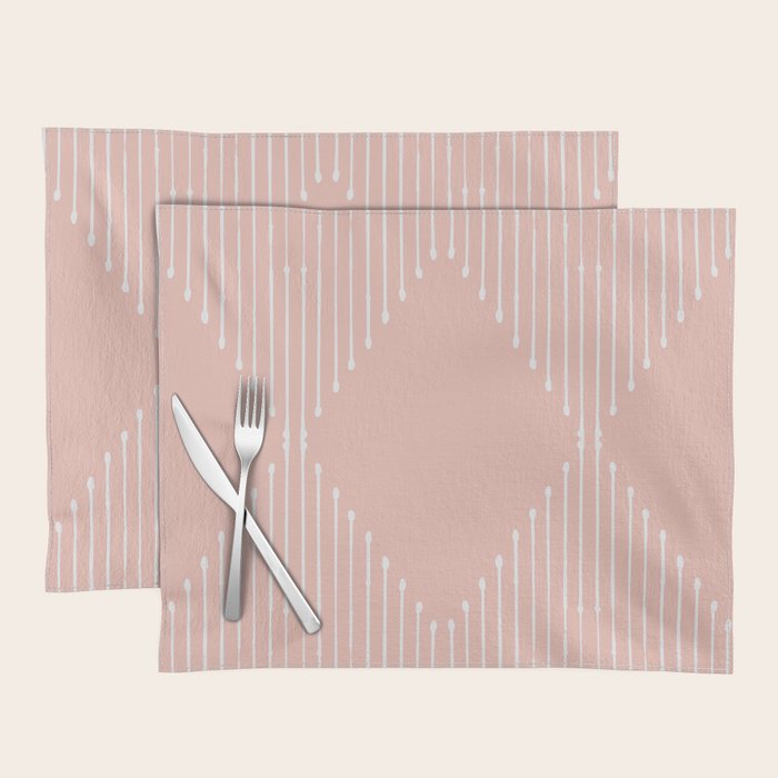 Geo (Blush) Placemat Gallery Image 1