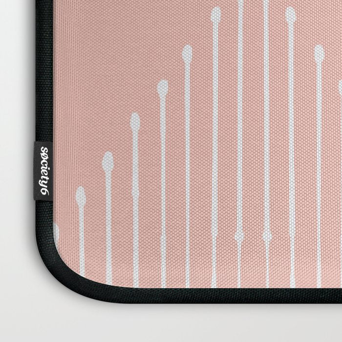 Geo (Blush) Laptop Sleeve Gallery Image 3