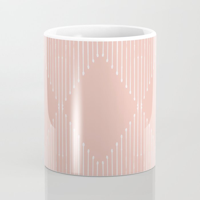 Geo (Blush) Coffee Mug Gallery Image 4
