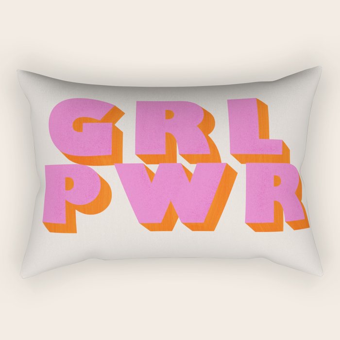 Girl Power Rectangular Pillow Gallery Image 1