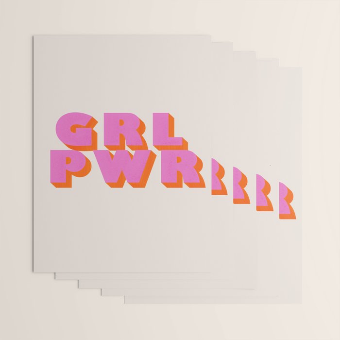 Girl Power Wrapping Paper Gallery Image 3
