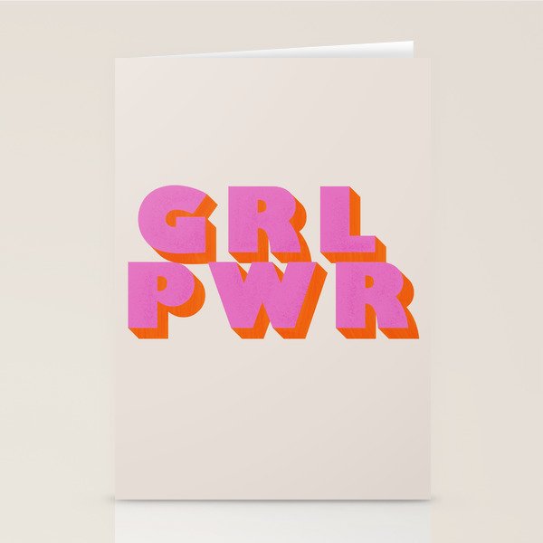 Girl Power Stationery Card Gallery Image 2