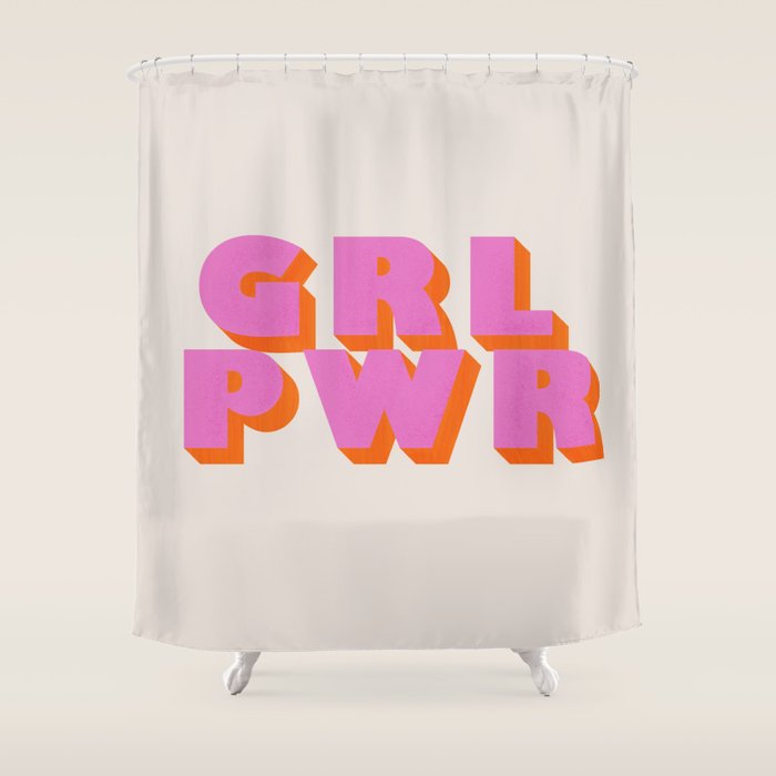 Girl Power Shower Curtain Gallery Image 1