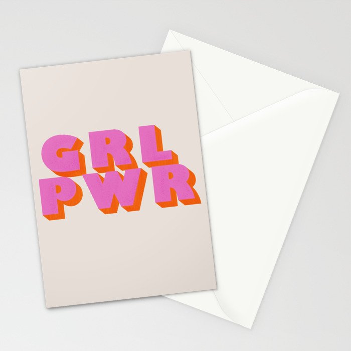 Girl Power Stationery Card Gallery Image 2
