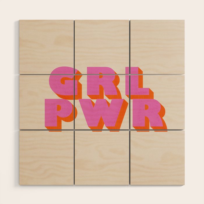 Girl Power Wood Wall Art Gallery Image 1