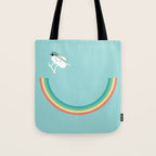 Skateboarding cloud Tote Bag Gallery Image 1