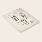 Boxing Gloves Patent - Boxer Trainer Coach Gym Art - Antique Notebook Gallery Image 2