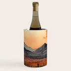 Desert Nights - Cactus Moon Illustration Wine Chiller Gallery Image 1