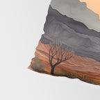 Desert Nights - Cactus Moon Illustration Pillow Sham Gallery Image 4